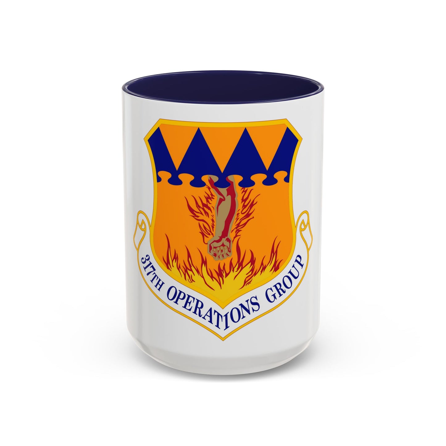317 Operations Group AMC (U.S. Air Force) Accent Coffee Mug