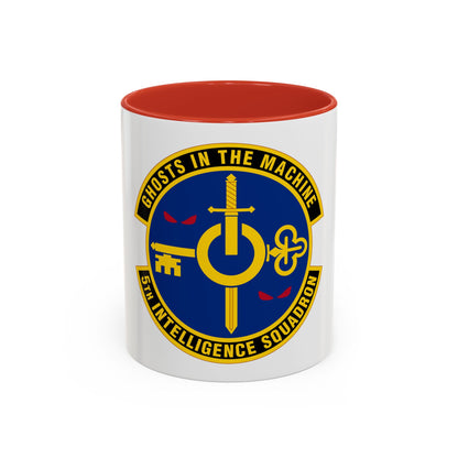 5 Intelligence Squadron ACC (U.S. Air Force) Accent Coffee Mug