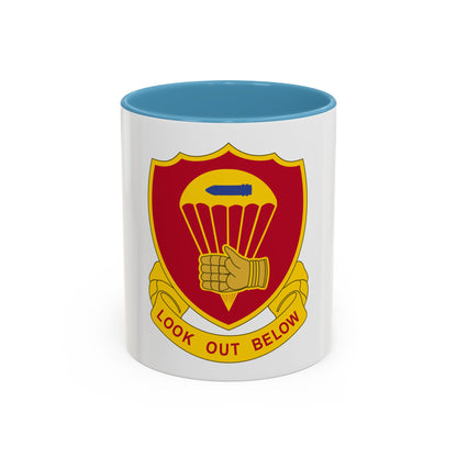 376 Airborne Field Artillery Battalion (U.S. Army) Accent Coffee Mug