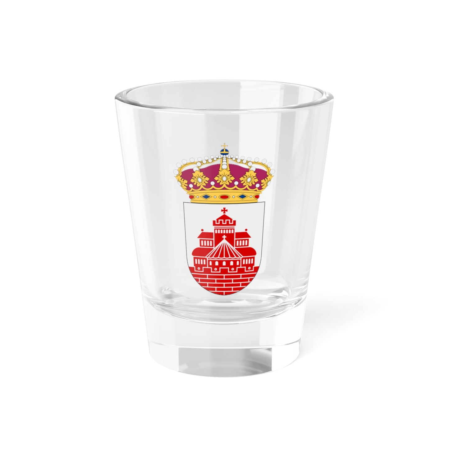 HMS Helsingborg vapen (Sweden) (Coat of Arms) Shot Glass 1.5oz