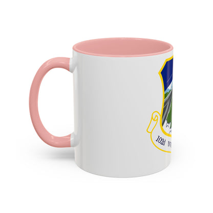 1014px 102nd Intelligence Wing emblem (U.S. Air Force) Accent Coffee Mug