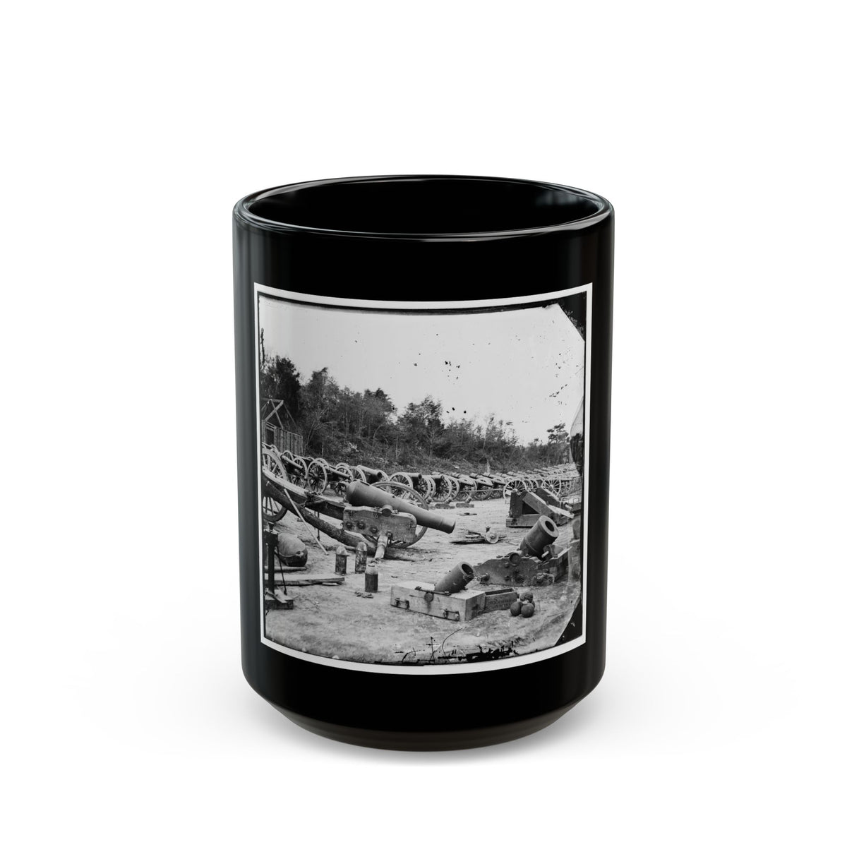 Broadway Landing, Appomattox River, Virginia. Ordnance ( ) (U.S. Civil War) Black Coffee Mug
