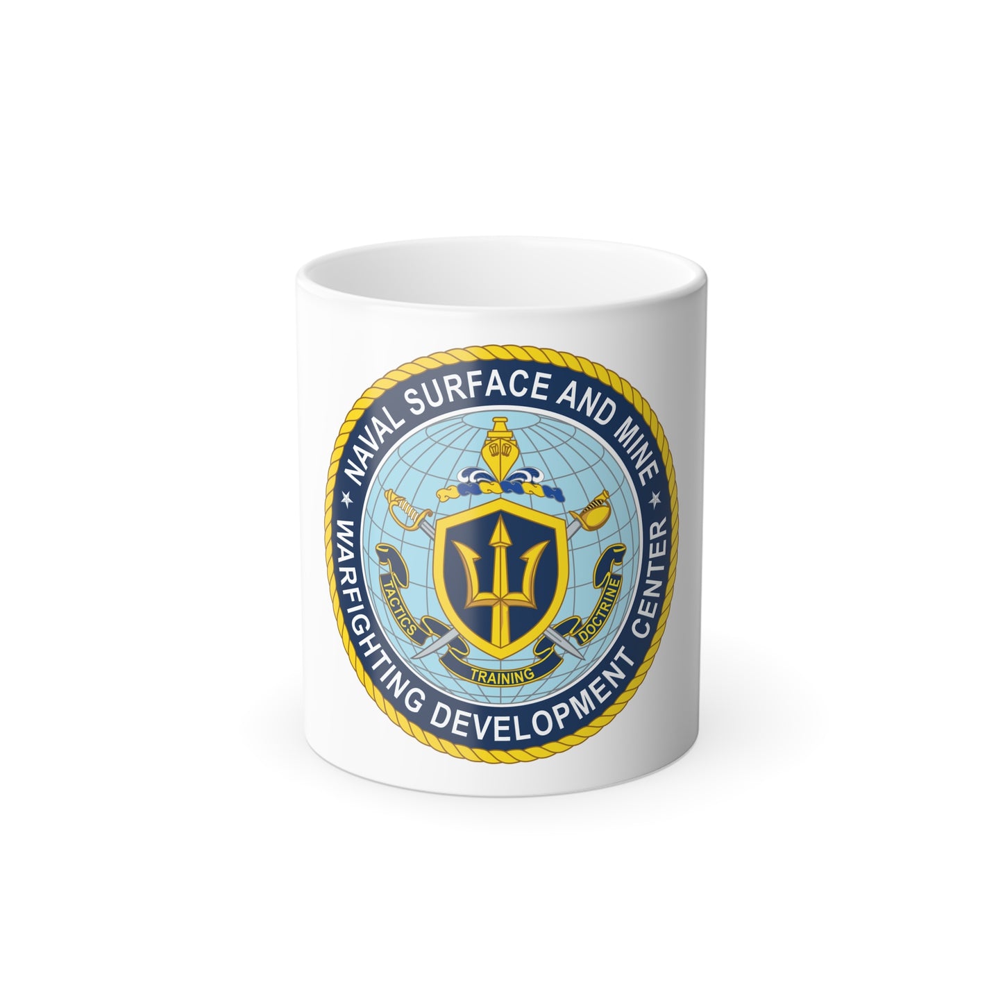 Naval Surface & Mine Warfighting Dev Center (U.S. Navy) Color Changing Mug 11oz
