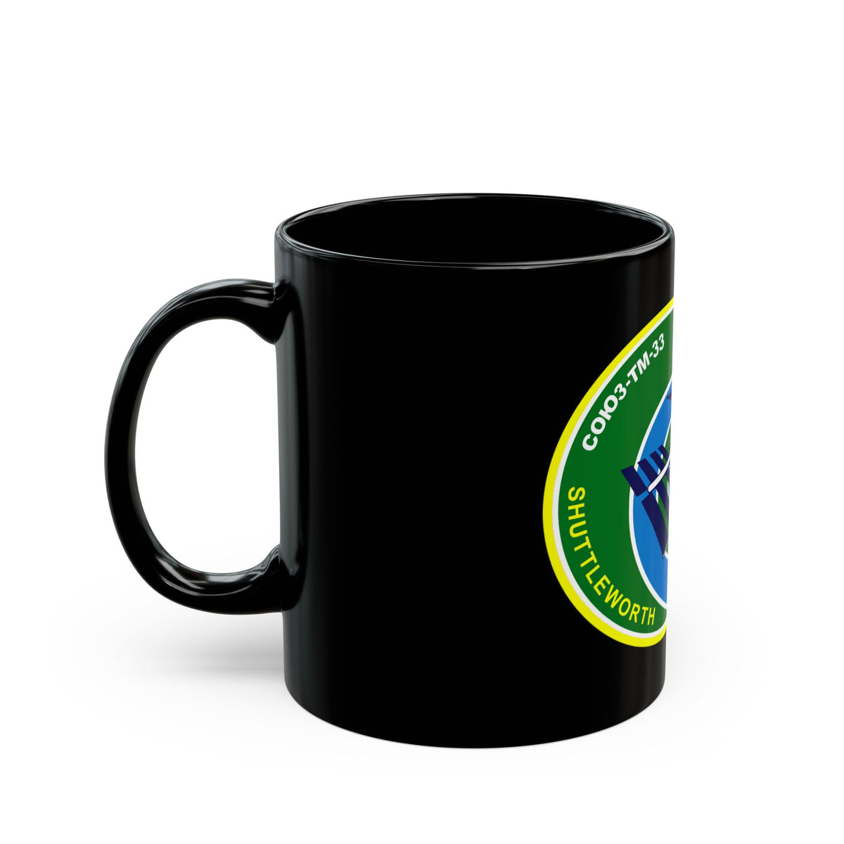 Soyuz TM-34 (Soyuz Programme) Black Coffee Mug