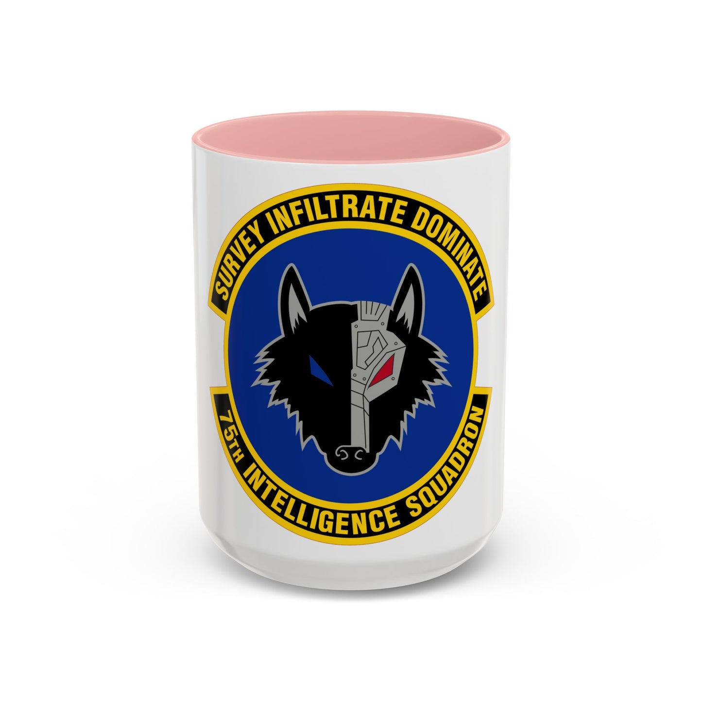 75 Intelligence Squadron ACC (U.S. Air Force) Accent Coffee Mug