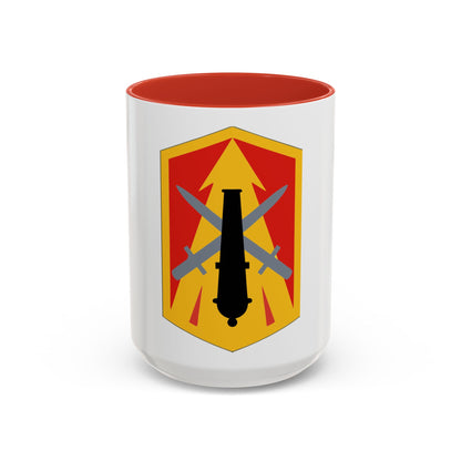 214th Fires Brigade (U.S. Army) Accent Coffee Mug