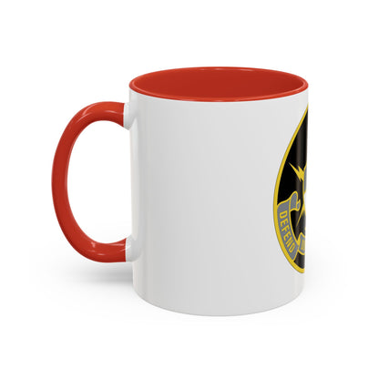 United States Cyber School 2 (U.S. Army) Accent Coffee Mug
