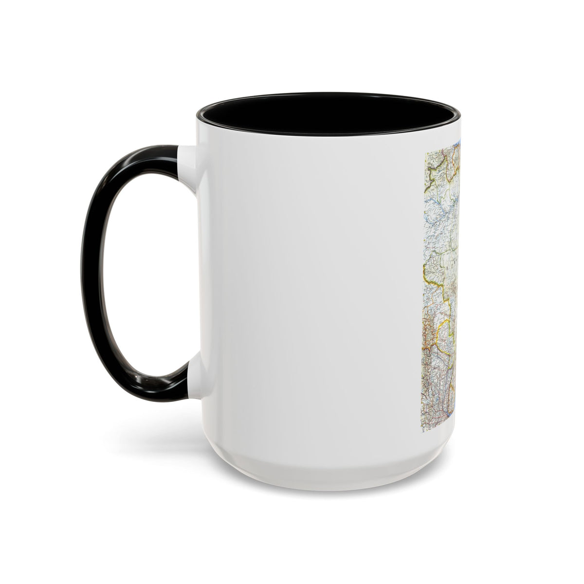 South America - Eastern (1962) (Map) Accent Coffee Mug