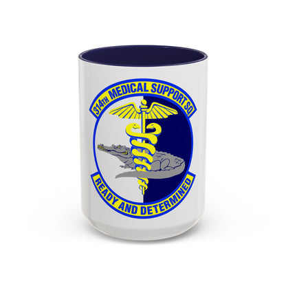 314th Medical Support Squadron (U.S. Air Force) Accent Coffee Mug