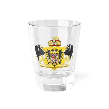 Grand Coat of Arms of Francis II Holy Roman Emperor 1804-1806 (Germany) (Coat of Arms) Shot Glass 1.5oz