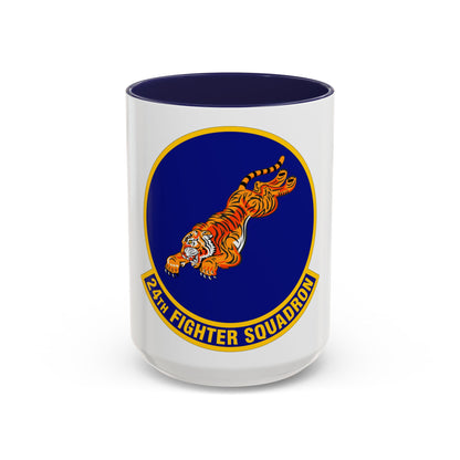 24 Fighter Squadron ACC (U.S. Air Force) Accent Coffee Mug