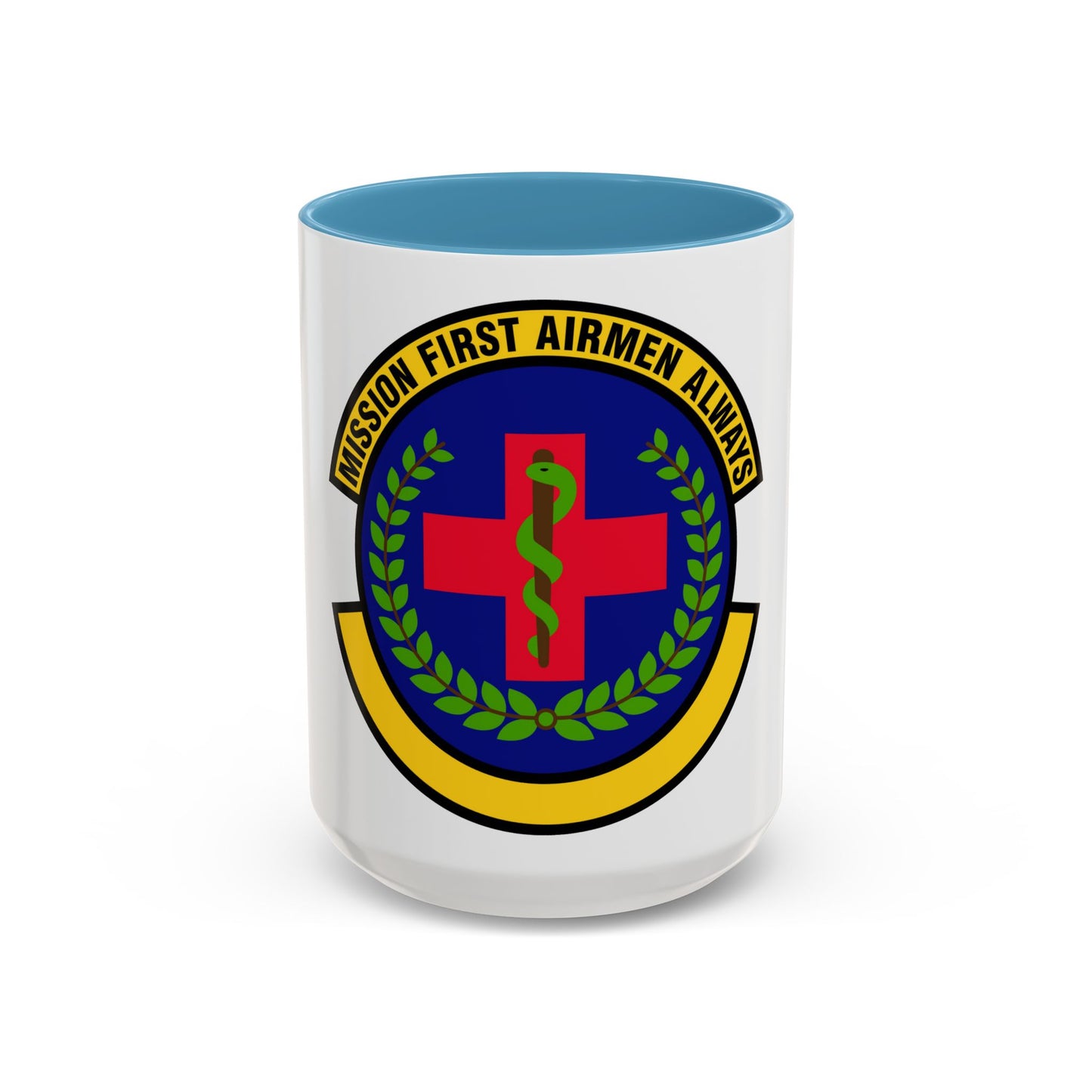 22 Healthcare Operations Squadron AMC (U.S. Air Force) Accent Coffee Mug