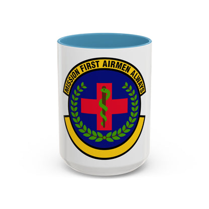 22 Healthcare Operations Squadron AMC (U.S. Air Force) Accent Coffee Mug