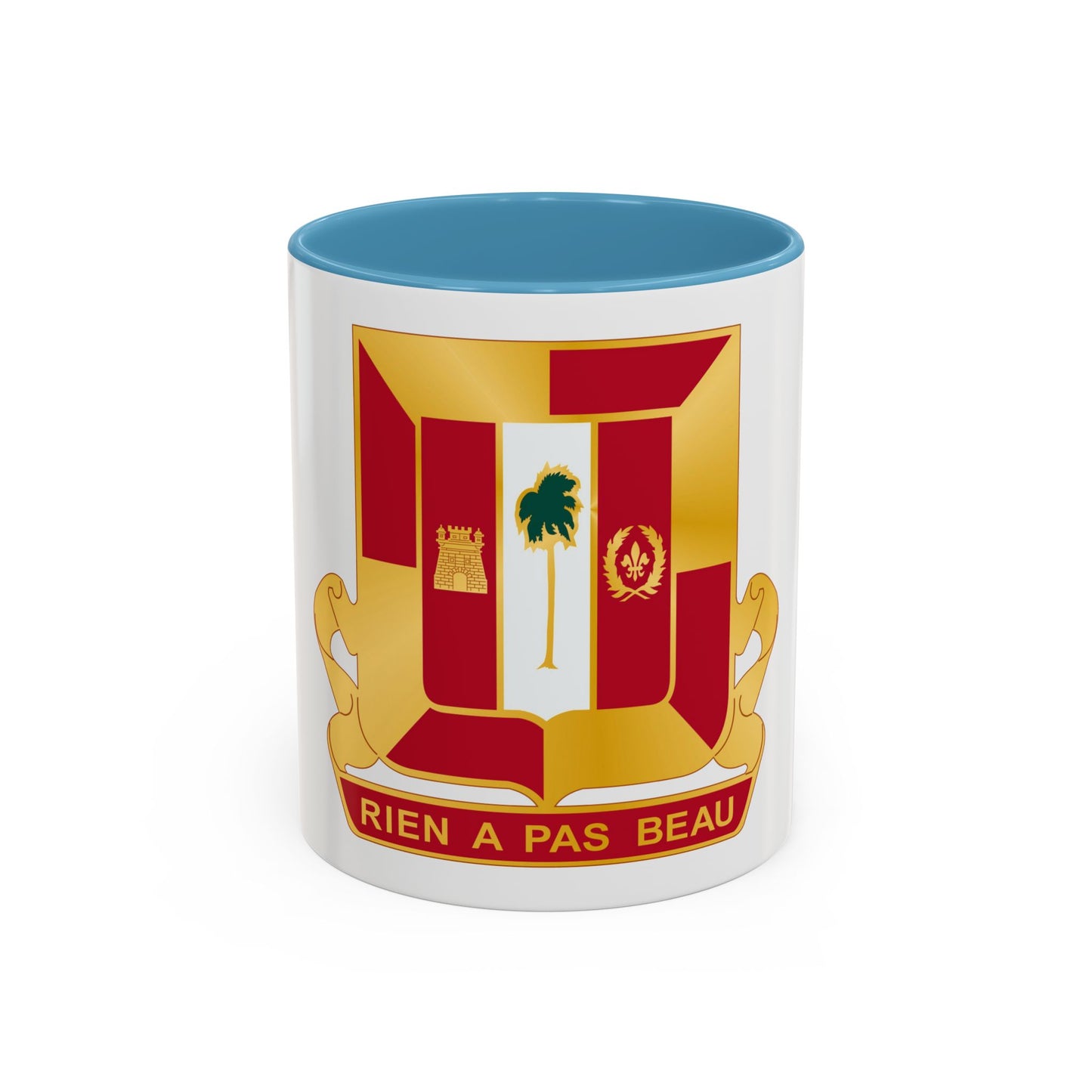 718th Antiaircraft Artillery Gun Battalion (U.S. Army) Accent Coffee Mug