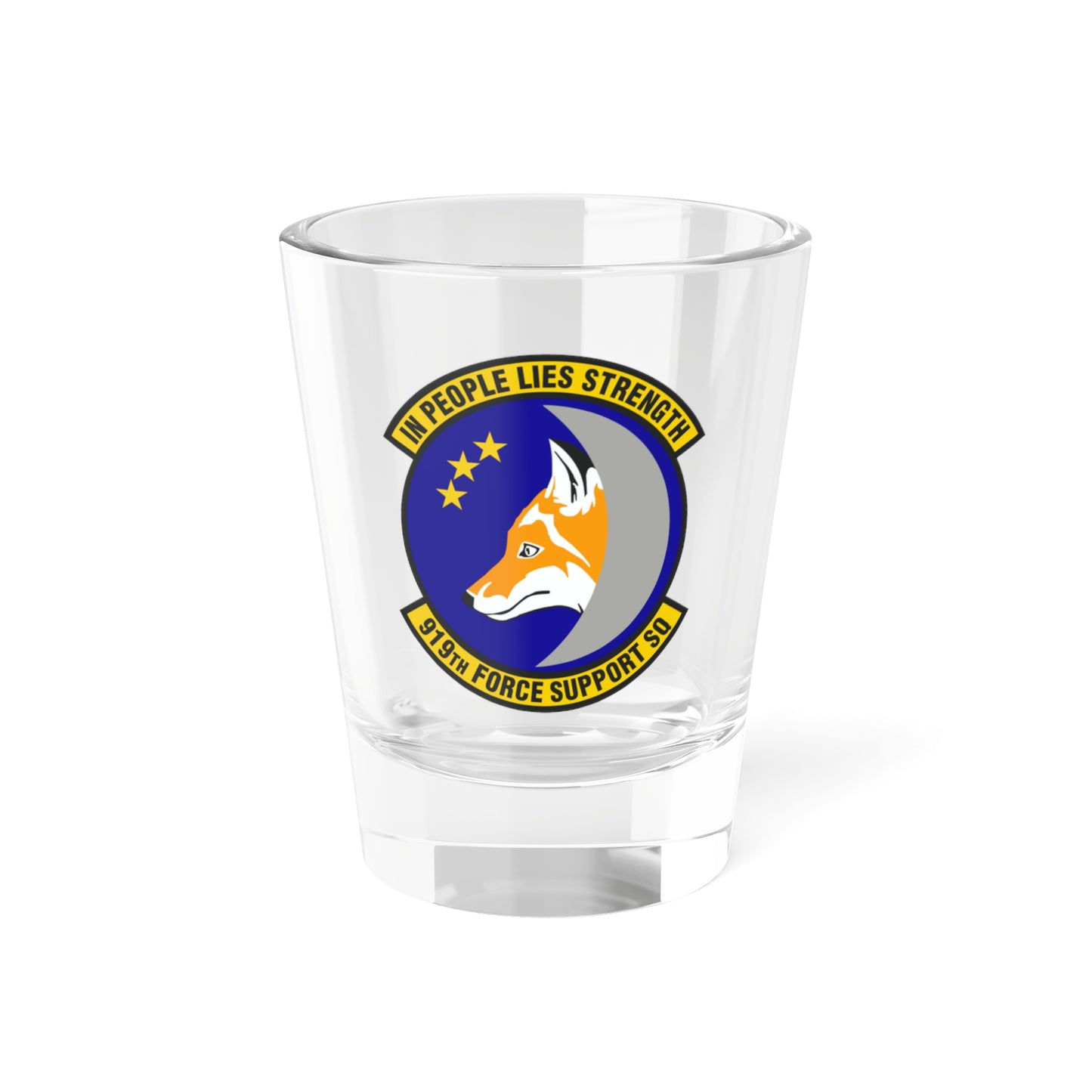 919th Force Support Squadron (U.S. Air Force) Shot Glass 1.5oz