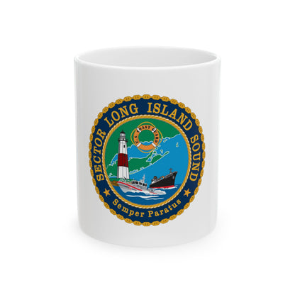 USCG Sector Long Island Sound (U.S. Coast Guard) White Coffee Mug