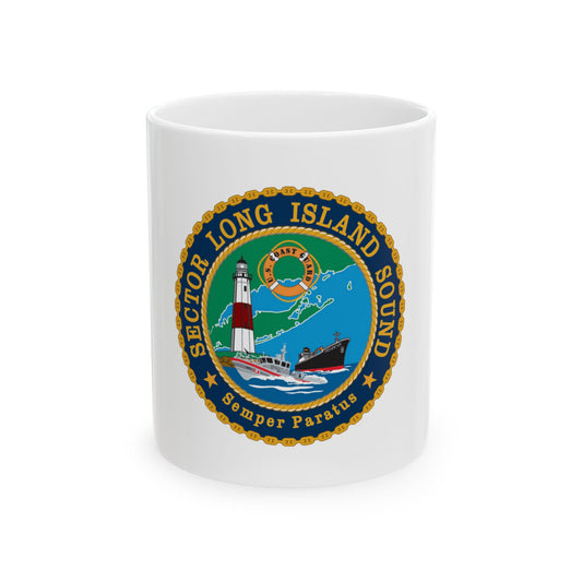 USCG Sector Long Island Sound (U.S. Coast Guard) White Coffee Mug