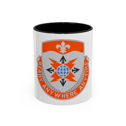 324 Signal Battalion (U.S. Army) Accent Coffee Mug