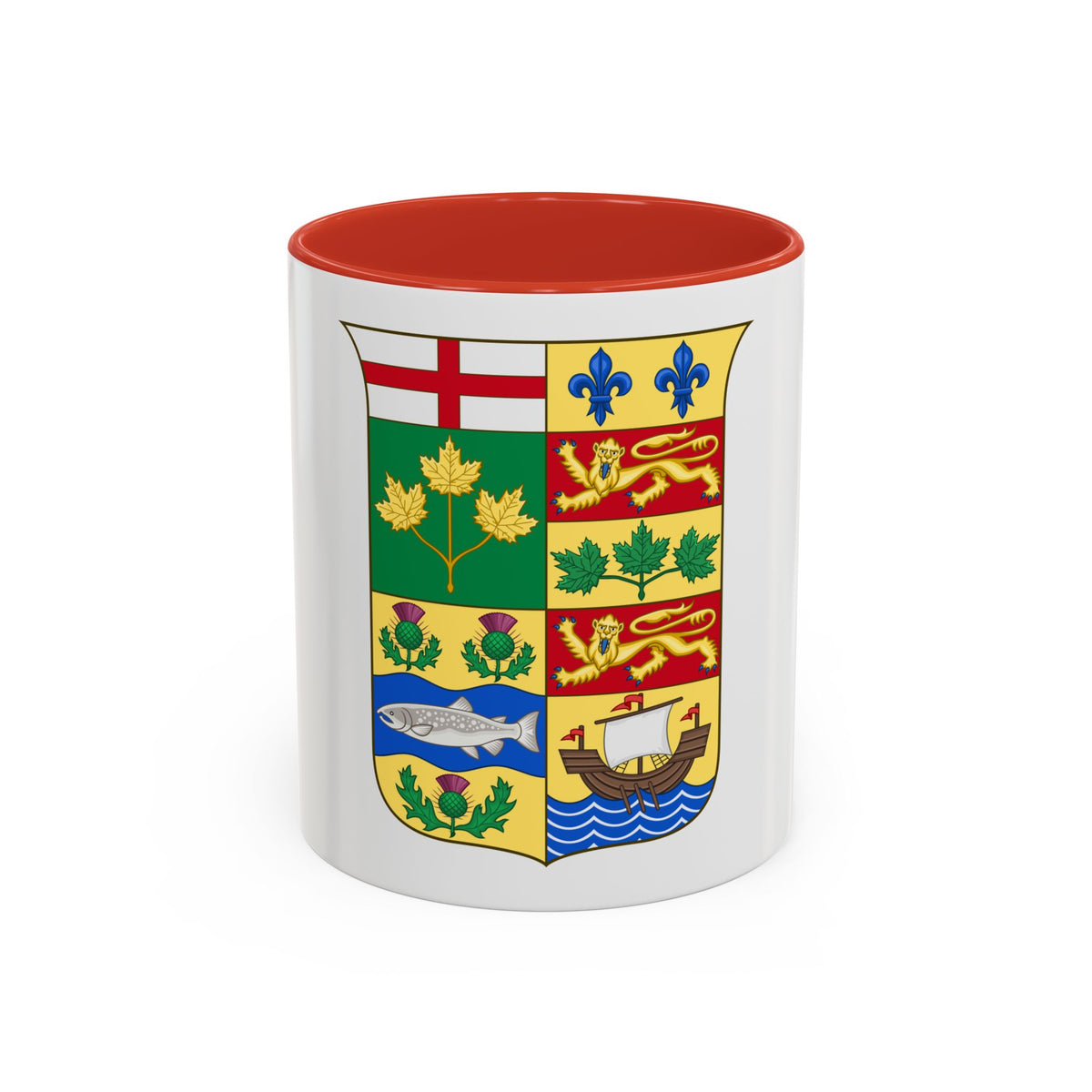 Arms of Canada 1868 - Accent Coffee Mug