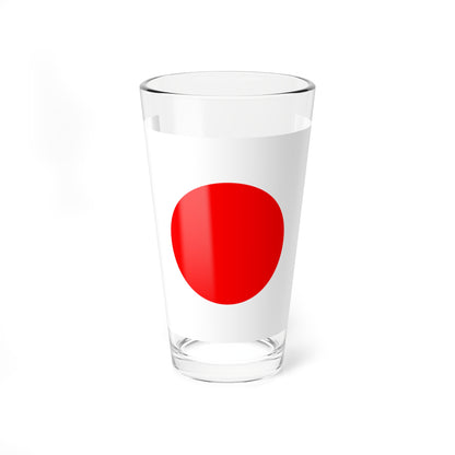 National Flag of Japan (Japan) Pint Glass 16oz