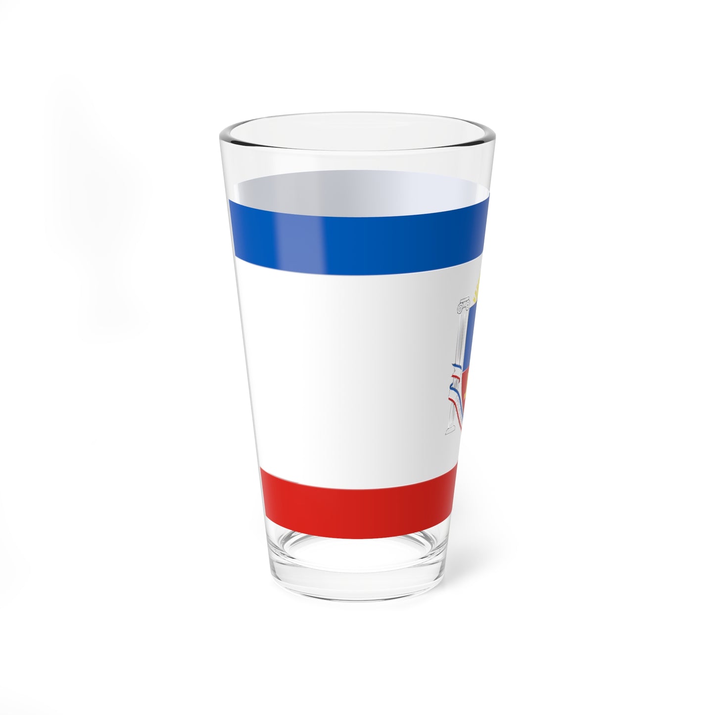 Flag of Crimea design (Russia) Pint Glass 16oz