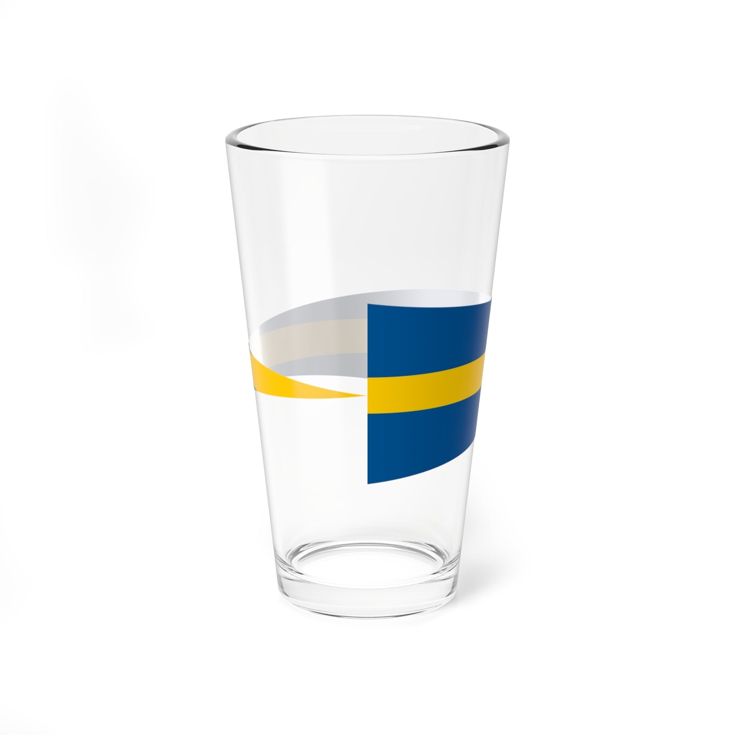 Naval Rank Flag of Sweden - Aldste chef (Sweden) Pint Glass 16oz