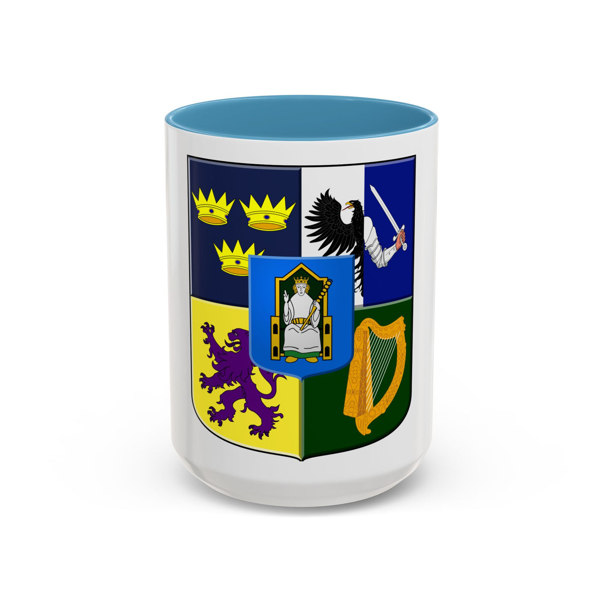 Provincial arms of Ireland, 1651 - Accent Coffee Mug