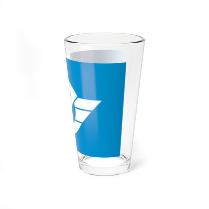 Flag of Shinuonome Nagasaki 1969-2004 (Japan) Pint Glass 16oz