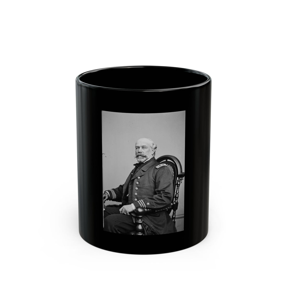 Act. Lt. Comm. Edward Conroy, Usn (U.S. Civil War) Black Coffee Mug