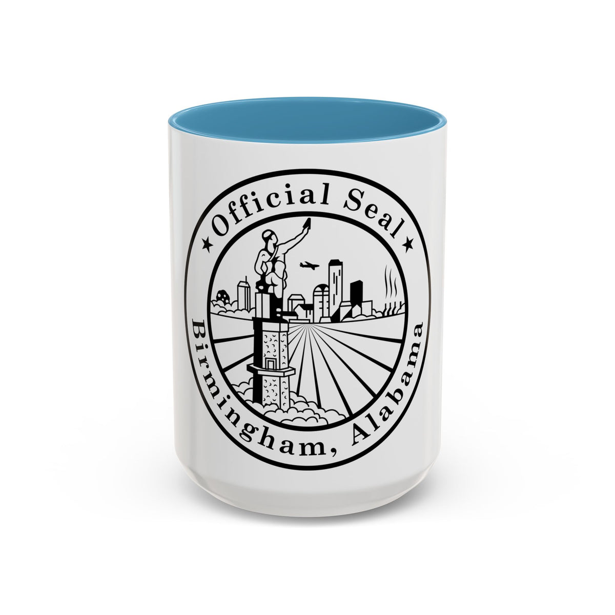 Seal of Birmingham Alabama - Accent Coffee Mug