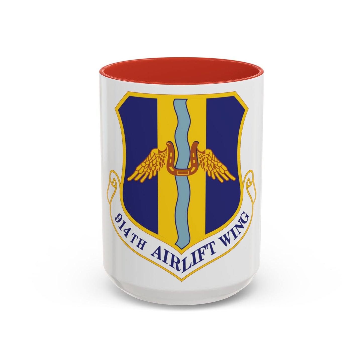 914th Airlift Wing (U.S. Air Force) Accent Coffee Mug