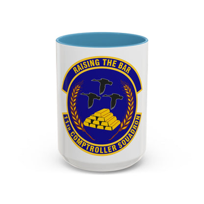 11th Comptroller Squadron (U.S. Air Force) Accent Coffee Mug
