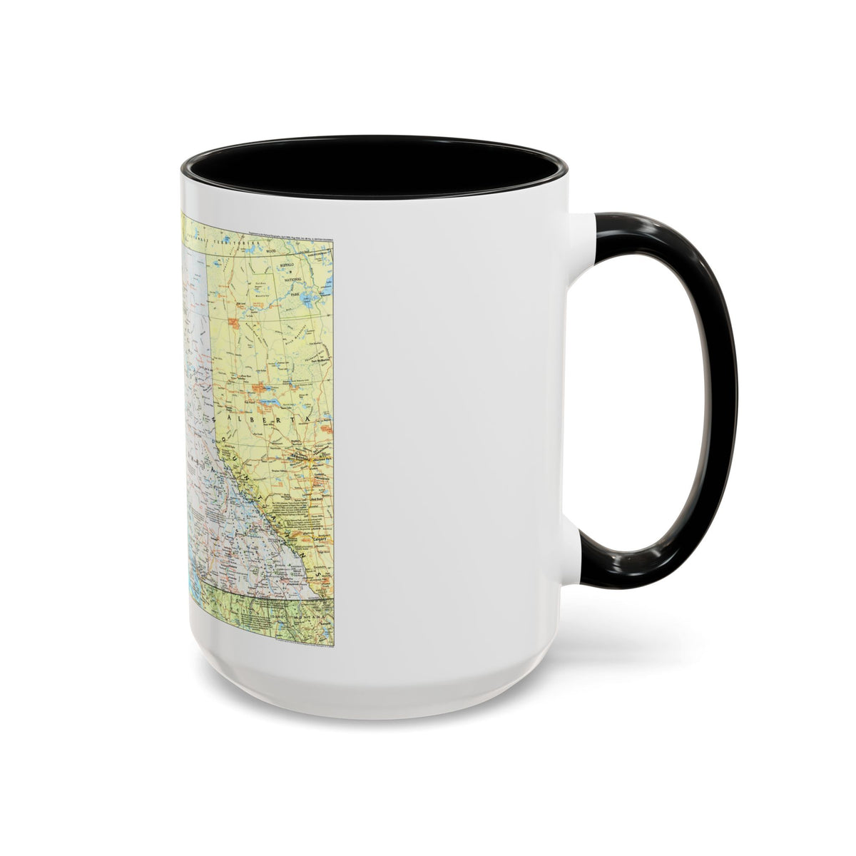 Canada - British Columbia 1 (1992) (Map) Accent Coffee Mug