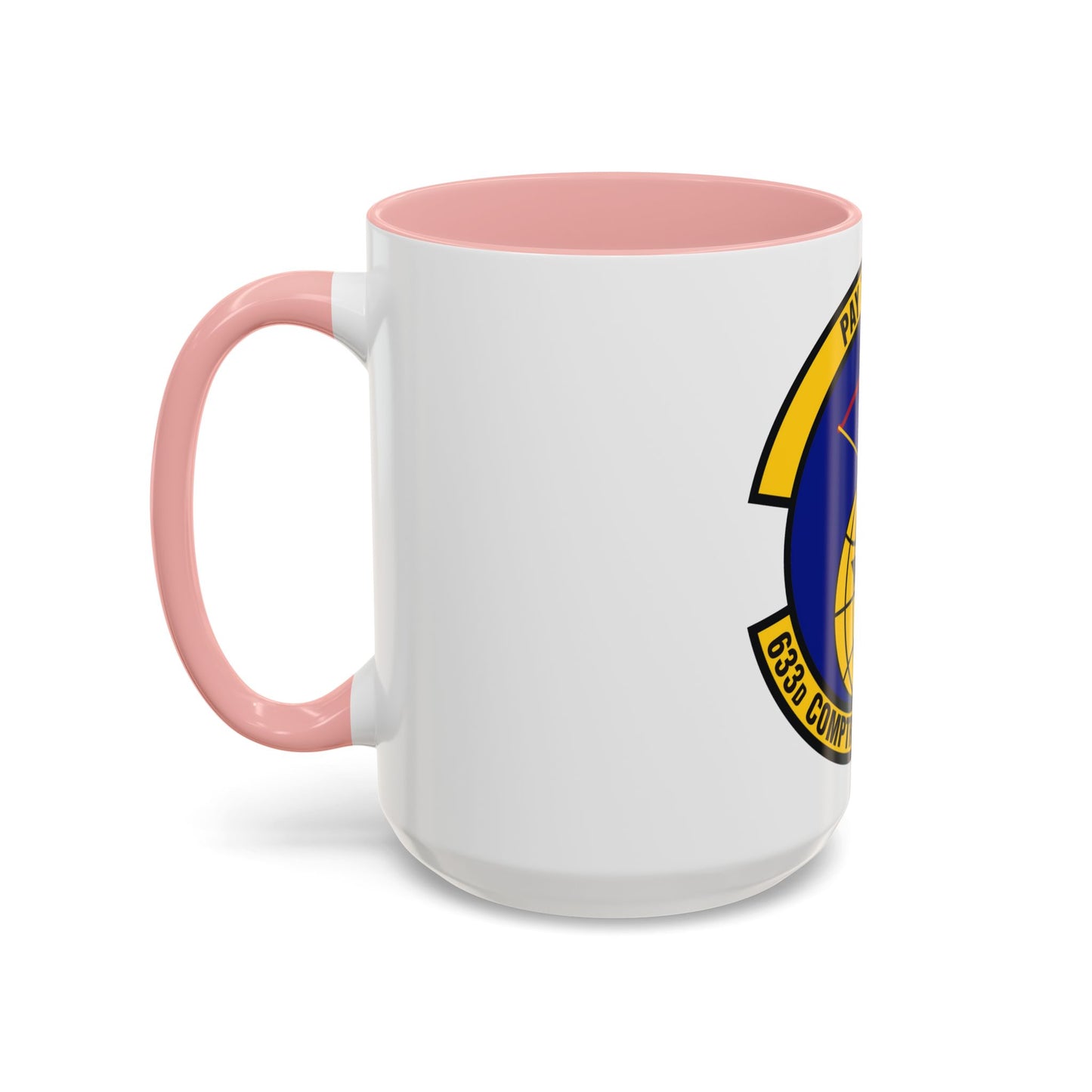 633d Comptroller Squadron (U.S. Air Force) Accent Coffee Mug