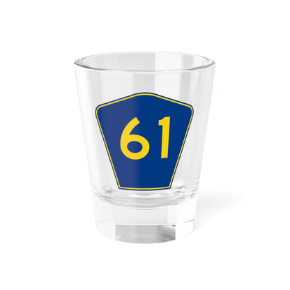 PR secondary 61 (Puerto Rico) (Road Sign) Shot Glass 1.5oz
