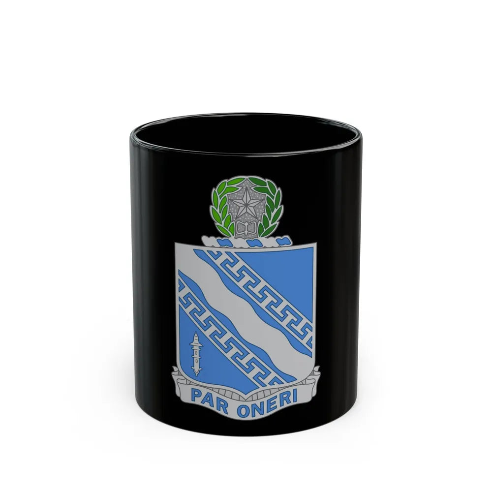 144th Infantry Regiment (U.S. Army) Black Coffee Mug-11oz-Go Mug Yourself