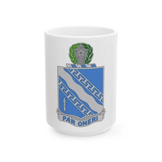 144th Infantry Regiment (U.S. Army) White Coffee Mug-15oz-Go Mug Yourself