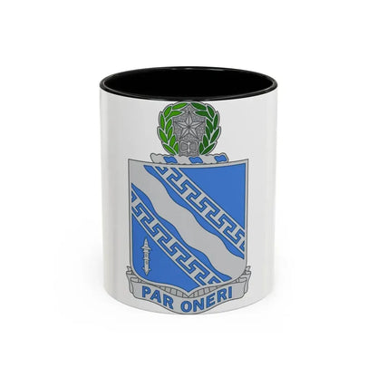 144th Infantry Regiment (U.S. Army) Accent Coffee Mug 11oz Black - Go Mug Yourself