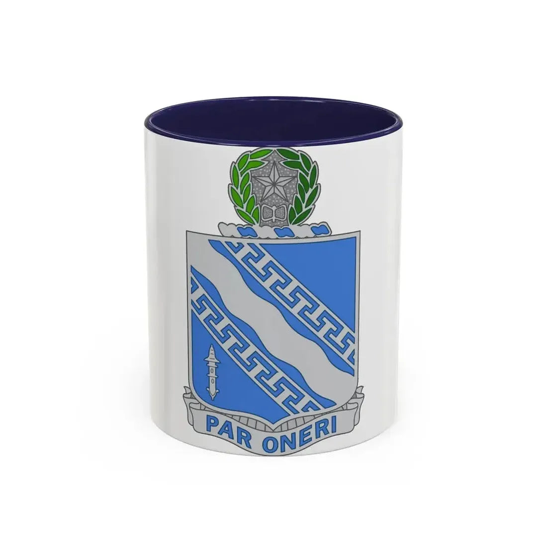 144th Infantry Regiment (U.S. Army) Accent Coffee Mug 11oz Navy - Go Mug Yourself