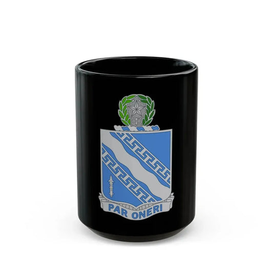 144th Infantry Regiment (U.S. Army) Black Coffee Mug 15oz - Go Mug Yourself