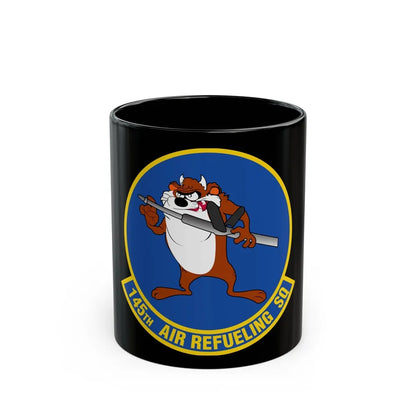 145 Air Refueling Squadron (U.S. Air Force) Black Coffee Mug-11oz-Go Mug Yourself