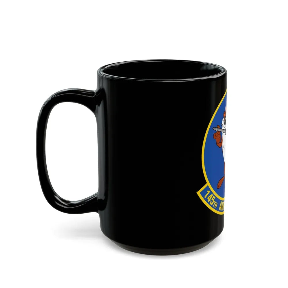 145 Air Refueling Squadron (U.S. Air Force) Black Coffee Mug-Go Mug Yourself