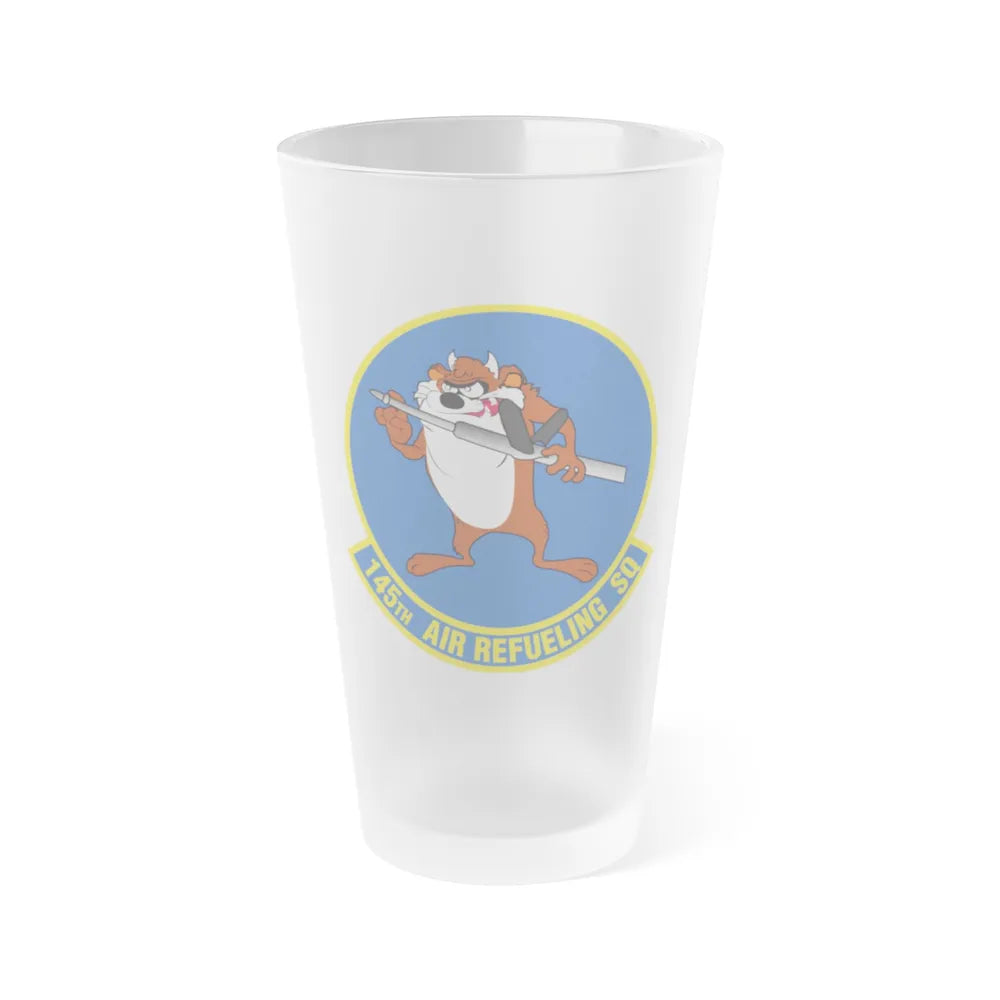 145 Air Refueling Squadron (U.S. Air Force) Frosted Pint Glass 16oz-Go Mug Yourself