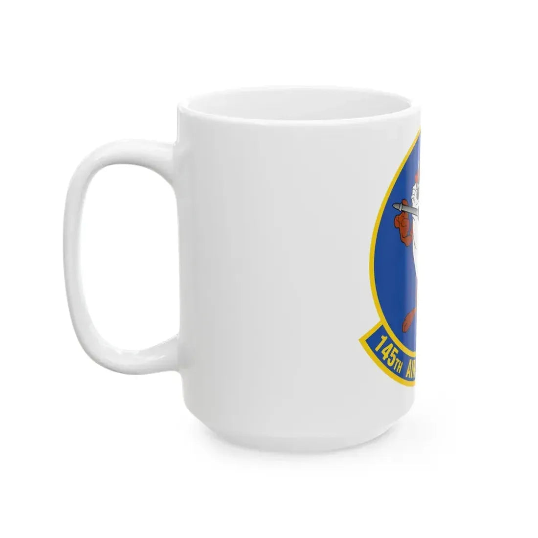 145 Air Refueling Squadron (U.S. Air Force) White Coffee Mug - Go Mug Yourself