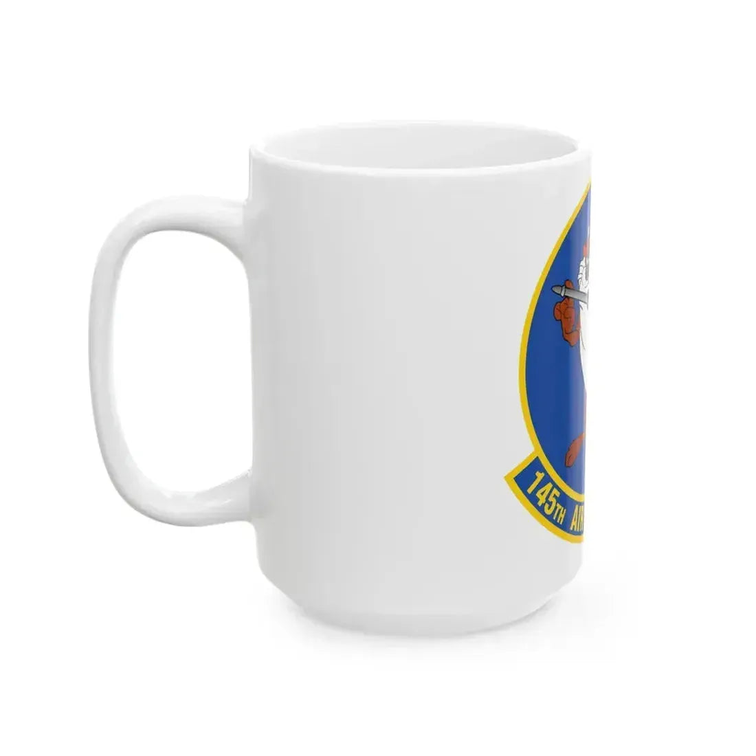145 Air Refueling Squadron (U.S. Air Force) White Coffee Mug - Go Mug Yourself