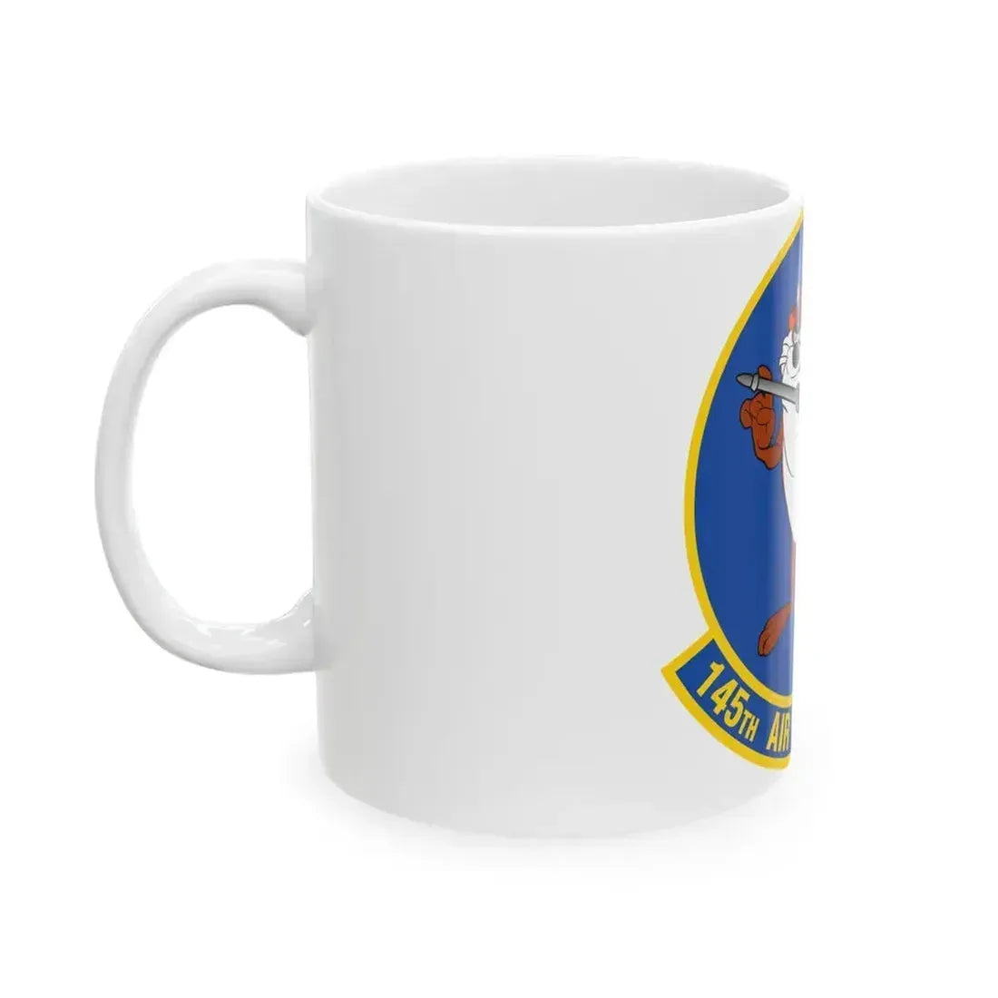 145 Air Refueling Squadron (U.S. Air Force) White Coffee Mug - Go Mug Yourself