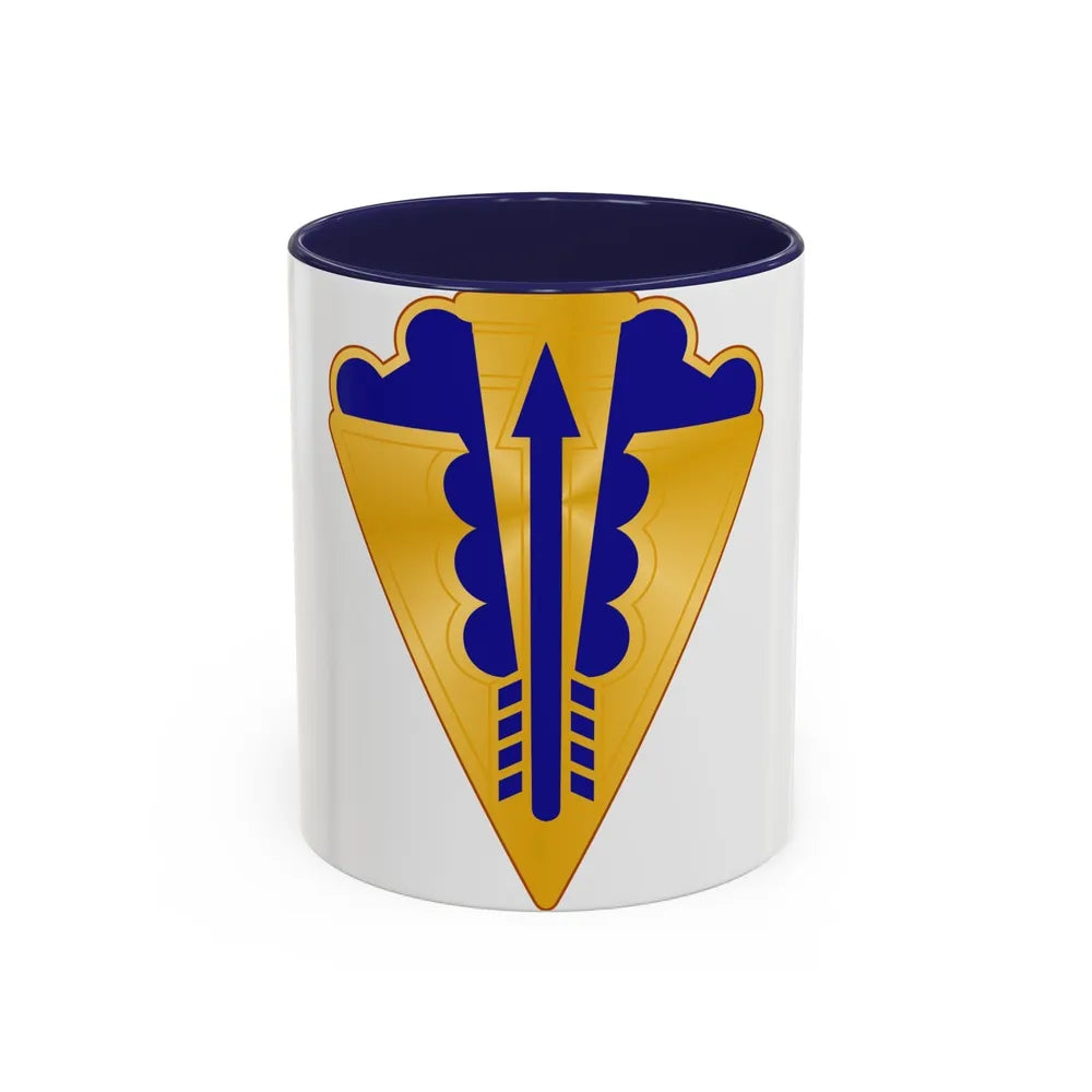 145 Aviation Regiment (U.S. Army) Accent Coffee Mug-11oz-Navy-Go Mug Yourself