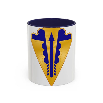 145 Aviation Regiment (U.S. Army) Accent Coffee Mug-11oz-Navy-Go Mug Yourself