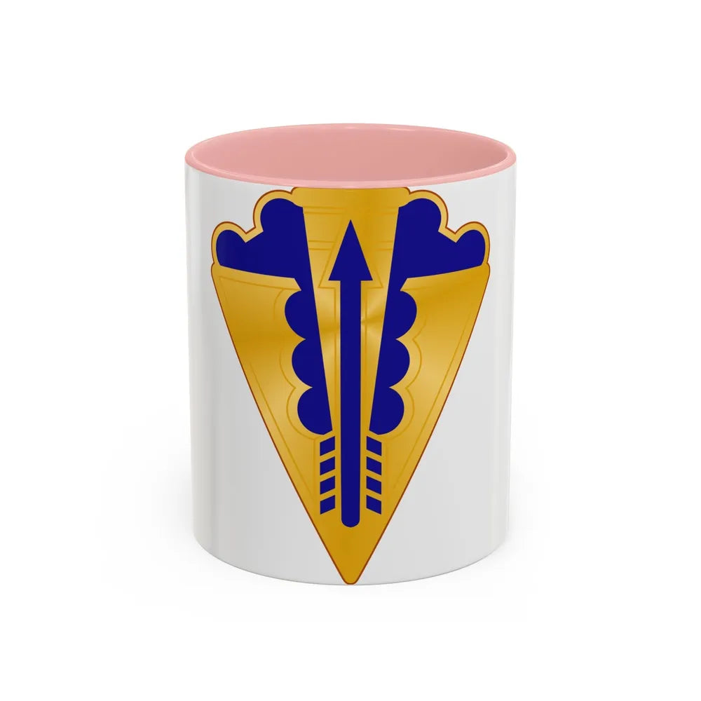 145 Aviation Regiment (U.S. Army) Accent Coffee Mug-11oz-Pink-Go Mug Yourself