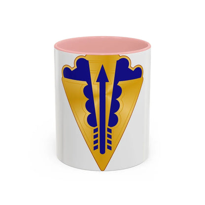 145 Aviation Regiment (U.S. Army) Accent Coffee Mug-11oz-Pink-Go Mug Yourself